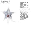 Luminous Christmas Tree Star Led Lighted Star Tree Topper Waterproof Reusable Christmas Tree Decor High Brightness Holiday Ornament for Home Office New Year Indoor Decoration Christmas Tree Topper. 