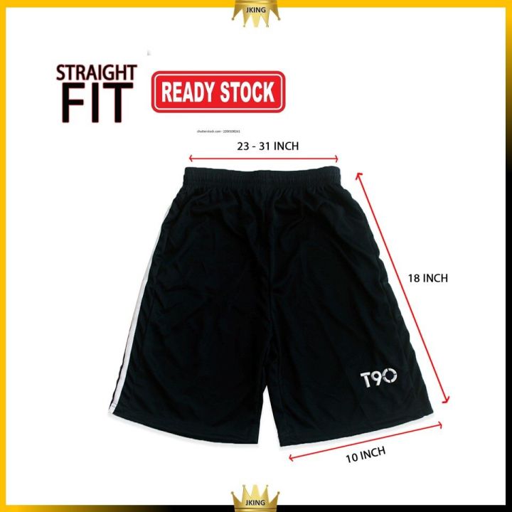 (READY STOCK / HARGA BEST) T90 ADULT MEN JERSEY SHORT PANTS (SELUAR PENDEK JERSEY LELAKI DEWASA) CH6848
