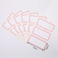 36 labels stickers Sheets White Self-Adhesive Label Name Sticker Blank Note. 