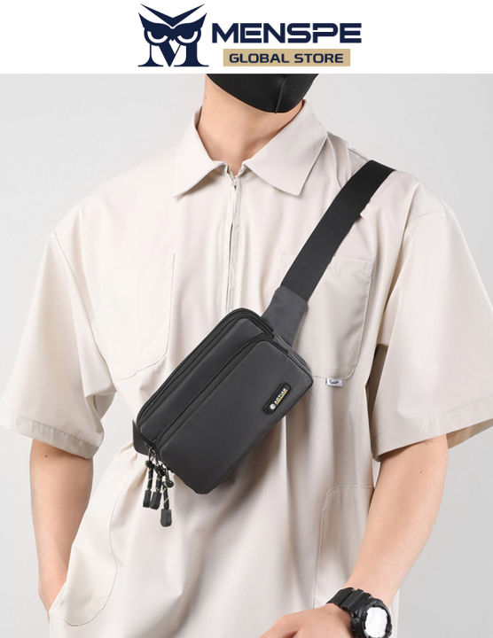 MENSPE%20Waist%20Bag%20/%20Chest%20Bag%20/%20Crossbody%20Chest%20Bag%20/%20Multi-Functional%20Fitness%20Bag%20for%20Men%20Small%20Waist%20Pouch%20Waist%20Bag%20for%20Women%20Unisex%20Mini%20Belt%20Bag%20with%20Adjustable%20Strap%20-%20Image%206