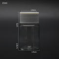 15ml-100ml Empty Refillable PET Transparent Plastic Jar Bottle Travel Cosmetic Container Pot Holder Case Plastic Screw Lid. 