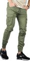 Men's Twill Cotton Cargo Pants – Comfortable Casual Trousers for Daily Wear. 