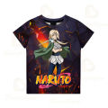 Naruto Uchiha Sasuke 3D printed T shirt kids summer short T-shirt Boys Girls teenager streetwear tshirt sports tops. 