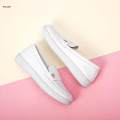 Women's Nursing Shoes PU Leather Flat Nursing Shoes Nurse Loafers Breathable White Working Shoes Walking Shoes for Restaurant Workers Office. 