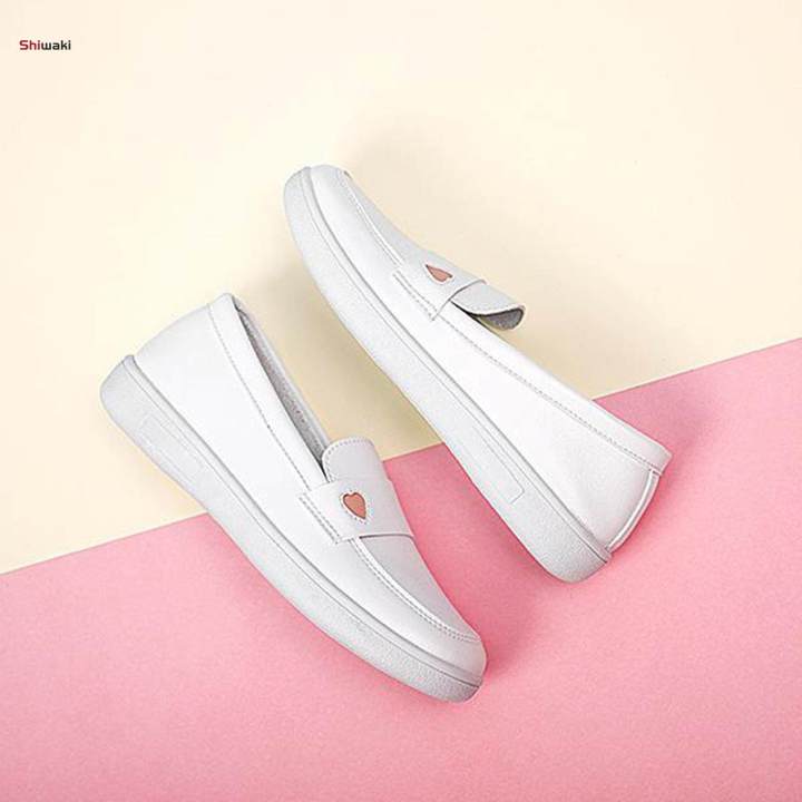 Women's%20Nursing%20Shoes%20PU%20Leather%20Flat%20Nursing%20Shoes%20Nurse%20Loafers%20Breathable%20White%20Working%20Shoes%20Walking%20Shoes%20for%20Restaurant%20Workers%20Office%20-%20Image%203