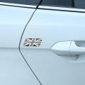 Flag For Cars 3D Union Jack American Flag Car Metal Window Bumper Decal Sticker American British Flag. 