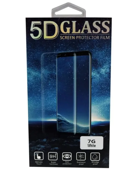 5D Tempered Glass For Iphone X - White