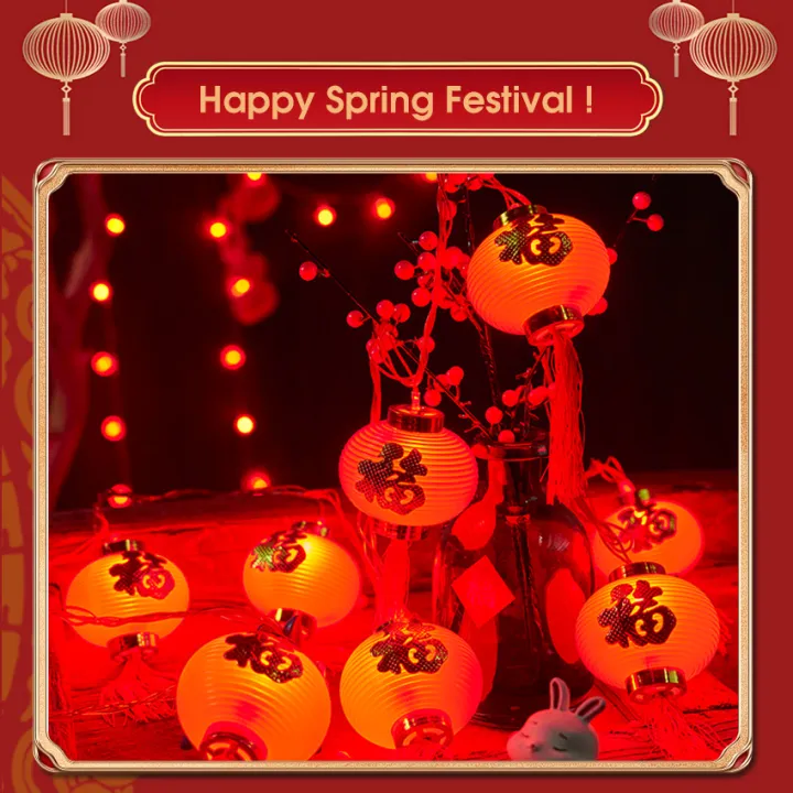 Auoyo%201.5M/3M%20Spring%20Festival%20Lantern%20String%20Celebration%20Red%20Lantern%20Festival%20Atmosphere%20Decoration%20Curtain%20Light%20String%20Chinese%20Red%20Lanterns%20Decorations%20New%20Year%20Lantern%20Hanging%20Lanterns%20-%20Image%206