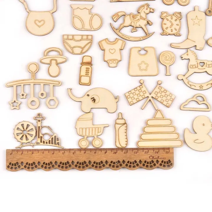 %E3%80%903%E3%80%91%2010pcs%2046x50mm%20Mixed%20Pattern%20Wood%20Accessories%20Crafts%20For%20Scrapbook%20Home%20Decoration%20Wooden%20Ornaments%20M1977%20-%20Image%204