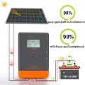 PowMr MPPT Solar Charger Controller 20A 12V 24V Solar Panel Regulator 60V PV INPUT LCD Display Various Load Control Mode. 
