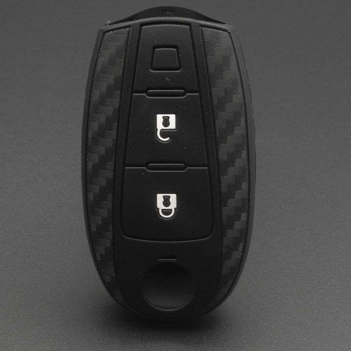 Bilchave%20Carbon%20Fiber%20Silicone%20Remote%20Car%20Case%20Cover%20Fob%20For%20SUZUKI%20Swift%20SX4%20SCROSS%20Ignis%20Kizashi%20Vitara%20-%20Image%203