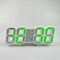 Creative 3D Digital Alarm Clocks With Luminous Display For Bedroom, Office   Simple Multifunctional Home Deco LED Wall Clock   Digital Desktop Clock With Date, Temperature Display. 