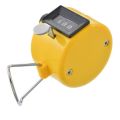 【InnovateWorld】Clicker 4 Digit Number Counters Plastic Hand Finger Display Manual Counting Tally Clicker Timer Soccer Golf Counter. 