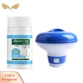 SuperRide Pool Cleaning Tablets 100g Chlorinating Tablets with Floating Dispenser for Swimming Pools Effective Pool Cleansing Tablets for Swimming Pool Chlorine Tablets. 
