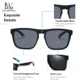 LouisWill Polarized Sunglasses Men Women Outdoor Sports Glasses UV400 Lightweight Clean Vision Sunglasses Cycling Riding Running Glasses for Men Women. 