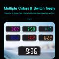 Mini LED Digital Speedometer GPS Car HUD Up Display KMH GPS Module For Acceleration Braking Testing. 