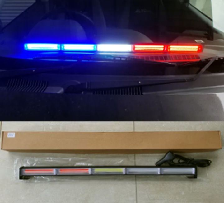 Hot Sale VIP Light Strobe Flasher Warning Light 5 Light Bar | Daraz.lk