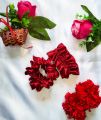 Ruffle  Hair & Hand Scrunchies  New Style Trending  Girls Accessories New Fashions [ Make You More Beautiful ]. 