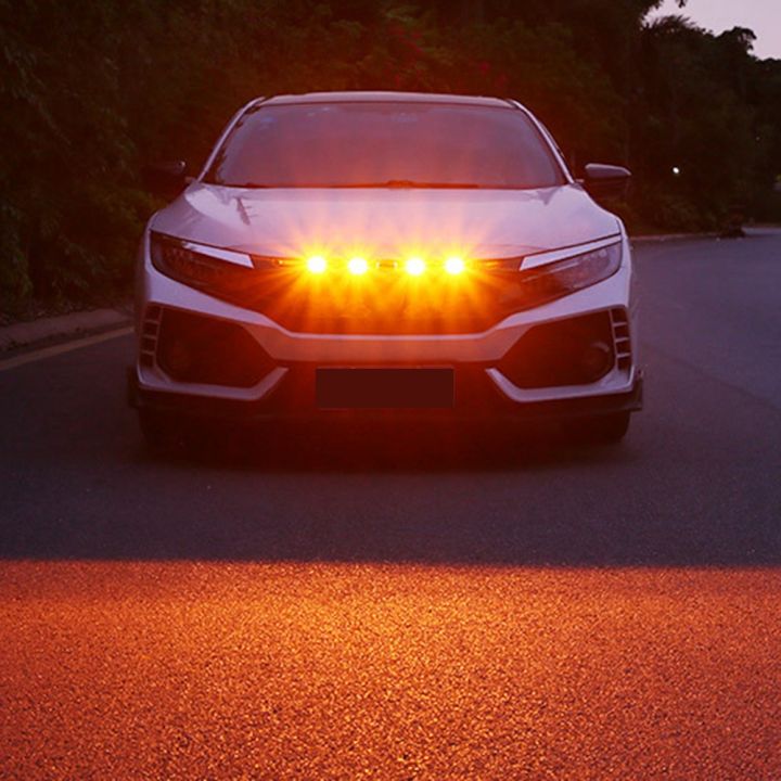 [ Plug & PLAY ] Car LED Front Grille Smoked Daytime Running Lights Lamp ...