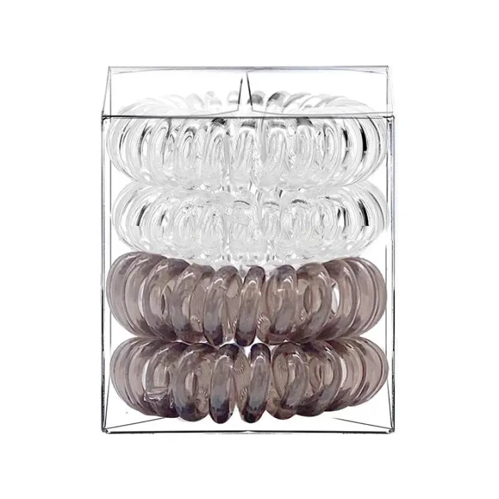 4%20Pcs/Box%20Telephone%20Wire%20Elastic%20Hair%20Rubber%20Bands%20Transparent%20Spiral%20Hair%20Ties%20Rings%20Gum%20for%20Women%20Girls%20Hair%20Accessories%20-%20Image%205