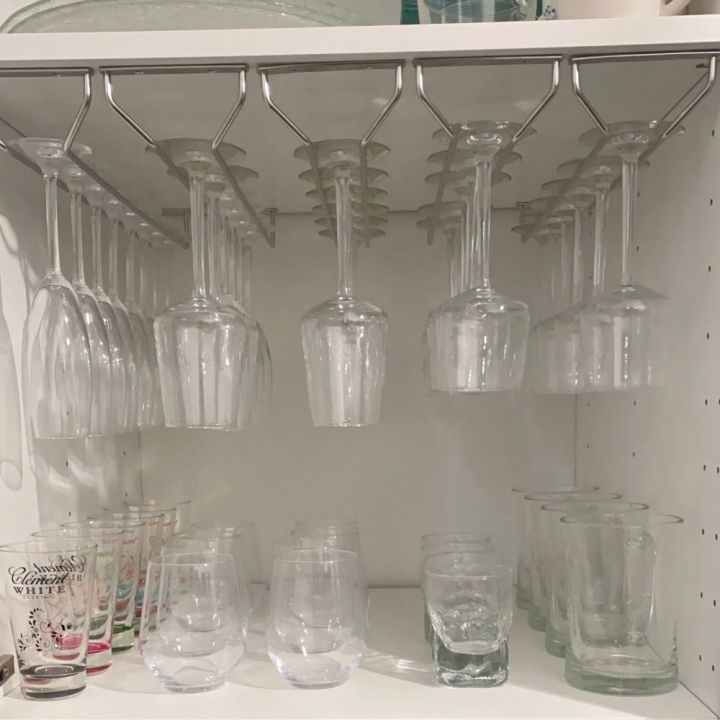 High Glass Rak 1Pcs High Glass Rack Single Row Double Row Multiple Size Glass Rack ...