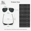 LouisWill Sunglasses Driver Driving Mirror Polarized Glasses Sunglasses Men And Women Tide Glasses Brand Goggles Square Sunglasses Retro Anti Glare Driving Sun GlassesUV400. 