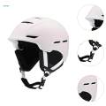Ski Helmet Impact Resistant Winter Adjustable Fitting Skateboard Helmet L Size Pink. 