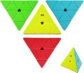 QY Magnetic Pyraminx Cube - Rubik Pyramid Speed Cube. 