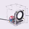 (XDQG) -009 Bluetooth-Compatible 2Inch 3W Mini Speaker Unit Electronic Component DIY Kit Wireless Wired 5V DC Powered. 
