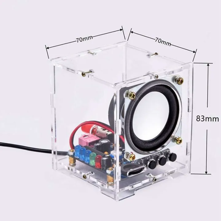 (XDQG)%20-009%20Bluetooth-Compatible%202Inch%203W%20Mini%20Speaker%20Unit%20Electronic%20Component%20DIY%20Kit%20Wireless%20Wired%205V%20DC%20Powered%20-%20Image%202