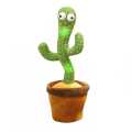 Dancing Cactus Toy Rechargeable with USB Cable for Kids - Can Sing, Record, Talk, Dance, Repeat What You say, Talking Toy for Kids, Funny Educational Toy & Kid's Companion. 