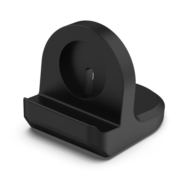 For Samsung Galaxy Watch6 / Watch6 Classic / Watch5 / Watch5 Pro JUNSUNMAY Silicone Charger Stand Non-Slip Base