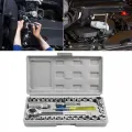 40pcs/lot Steel Combination Socket Wrench Bits Set For Motorcycle and Cars Screwdriver with Storage Box Repair Tool Kit. 
