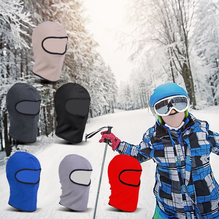 Kids Balaclava Hat Winter Full Face Ski Mask Thermal Windproof Polar Fleece Neck Warmer for Boys Girls Skiing Cycling Hiking