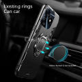 For Tecno Spark 10C Case Shockproof Armor Stand with Holder Car Ring Back Cover Casing hp For Tecno Spark 10C Screen Protector Glass film. 