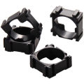 200Pcs Battery Bracket 18650 Anti Vibration Holder Bracket 22X22mm. 