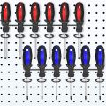 2 Pcs Screwdriver Holder Pegboard Multi-Tool Holder Accessory Pegboard Accessories Multi-Ring Tool Holder for Pegboard. 