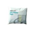 Brand: ASDA - Smart Price ASDA - Smart Price Odour Neutralising Nappy Bags (White) - 300 Pieces. 