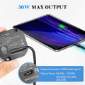 AC to USB C Adapter Flush Wall-mounted Supply AC-USBC-US. 