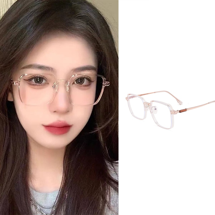 New 2025 Color-changing Photochromic Anti Radiation Large Frame Glasses ...