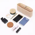 Multi-Pocket Women Insert Bag Felt Fabric Purse Handbag Organizer Bag Liner Tote MJK. 