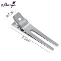 Monja Steel Hair Clips Hairdressing Setting Curl Hairpins Double Prong Barrettes Salon or Home Hair Accessories. 