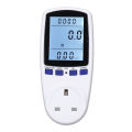 Energy Meter, UK Plug 230V Overload Protection Power Meter Socket for Office. 