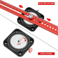 Carpentry Compass Ruler 12 Inches Aluminum Alloy Drawing Compass Parallel Vertical Crossing Ruler T-Type Drawing Ruler. 