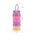 Portable Baby Food & Milk Powder Container | BPA Free 3 Separate Layers of Storage for Different Items |  With Milk Powder Funnel Dispenser. 