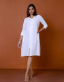 Spring & Summer Collar Shirt Dress with Buttons Down. 