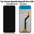 LCD No Frame For Tecno Spark 5 5 Pro Camon 15 15 Air Display Touch Screen Digitizer Assembly Replacement Parts. 