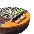 Kalimbas Portable Mbira Handpainted Patterns Exquisite Thumb Piano Music Instrument for Adults. 
