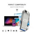 New USB 3.0 Flash Drives 2TB Metal High Speed Pendrive 1TB 512GB Usb Drive Portable SSD Memoria Usb Flash Disk TYPE-C Adapter. 