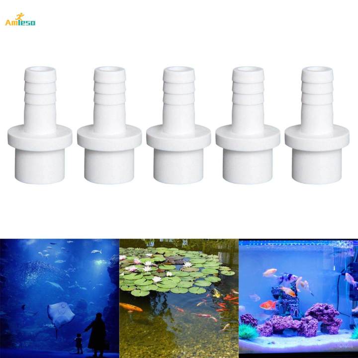5Pcs PVC Pond Pool Hose Pipe Adaptor Combo Hose Adapter for Skimmer